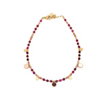 Anklet with stones and enamels