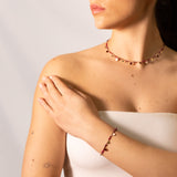 Bracciale pietrine e smalti