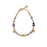 Bracciale pietre e monetine