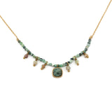 Square stone choker
