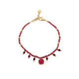 Square stone bracelet