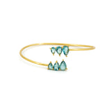 Crystal triangle bracelet