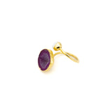 Anello geode e perla