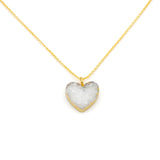 Collana cuore agata