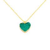 Collana cuore agata