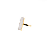 Anello barretta agata