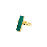Anello barretta agata