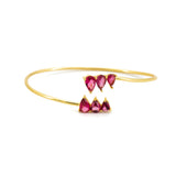 Crystal triangle bracelet