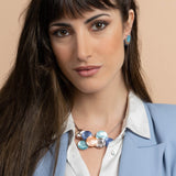Horizontal round necklace