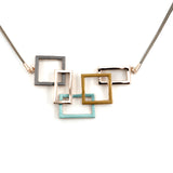 Necklace with intersected rectangles