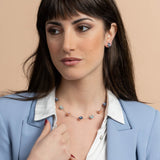 Abstract flower choker