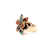 Anello fiore aperto