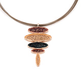 Collana ovali trasparenti