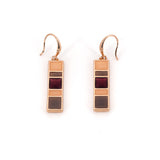 Shiny Mosaic Drop Earrings
