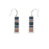 Shiny Mosaic Drop Earrings