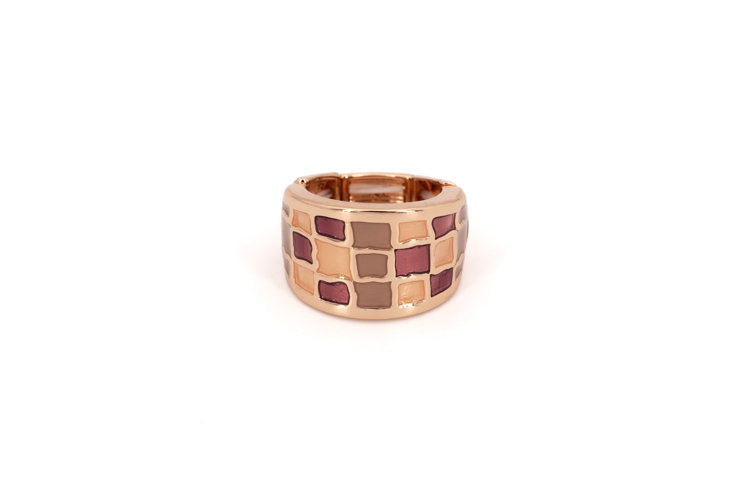 Anello mosaico lucido