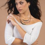 Crescent moon choker