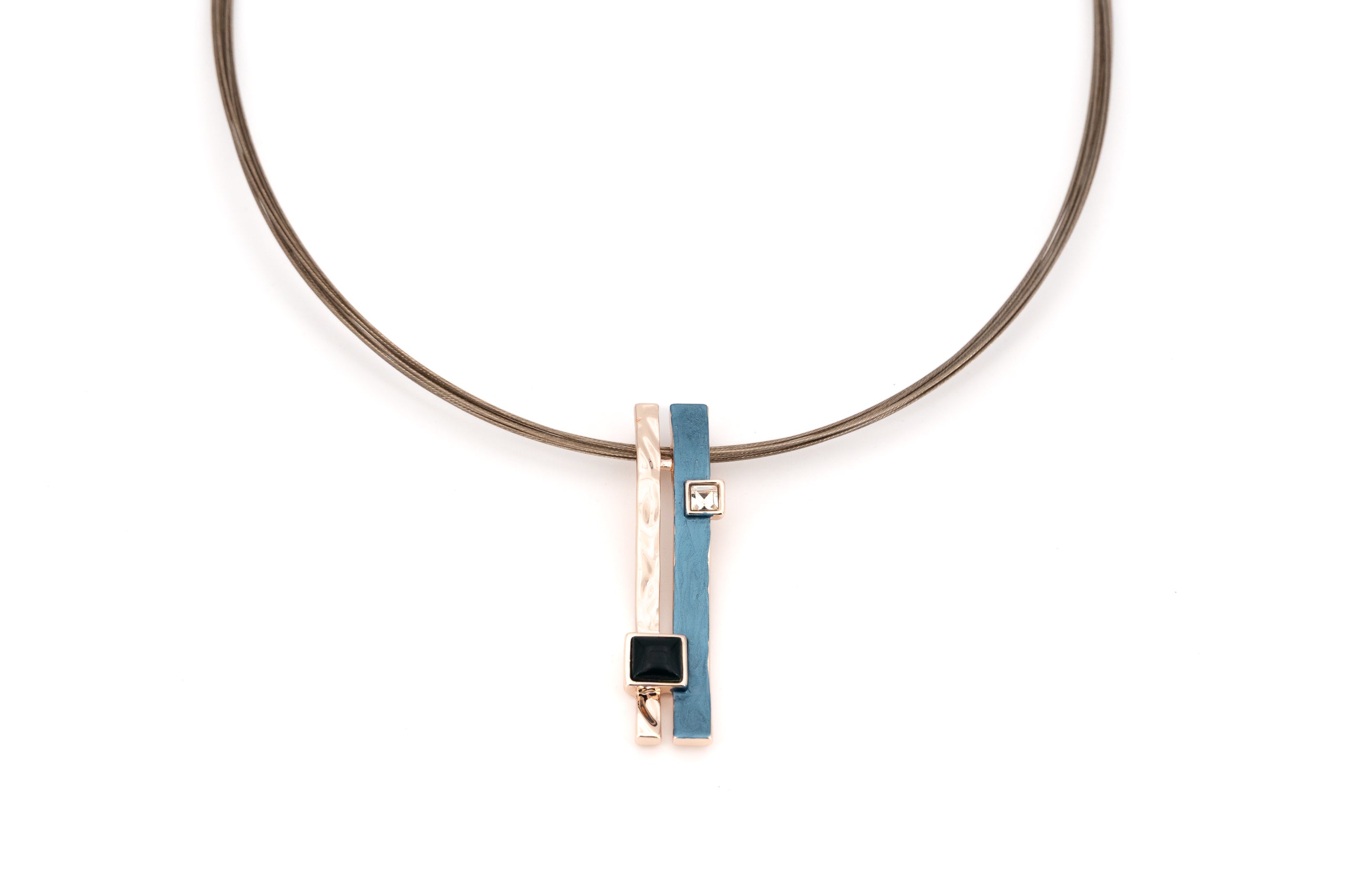 Collana doppia barretta