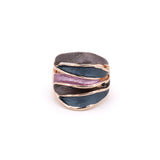 Wavy band ring