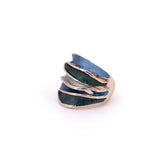 Wavy band ring