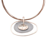 Collana doppio ovale