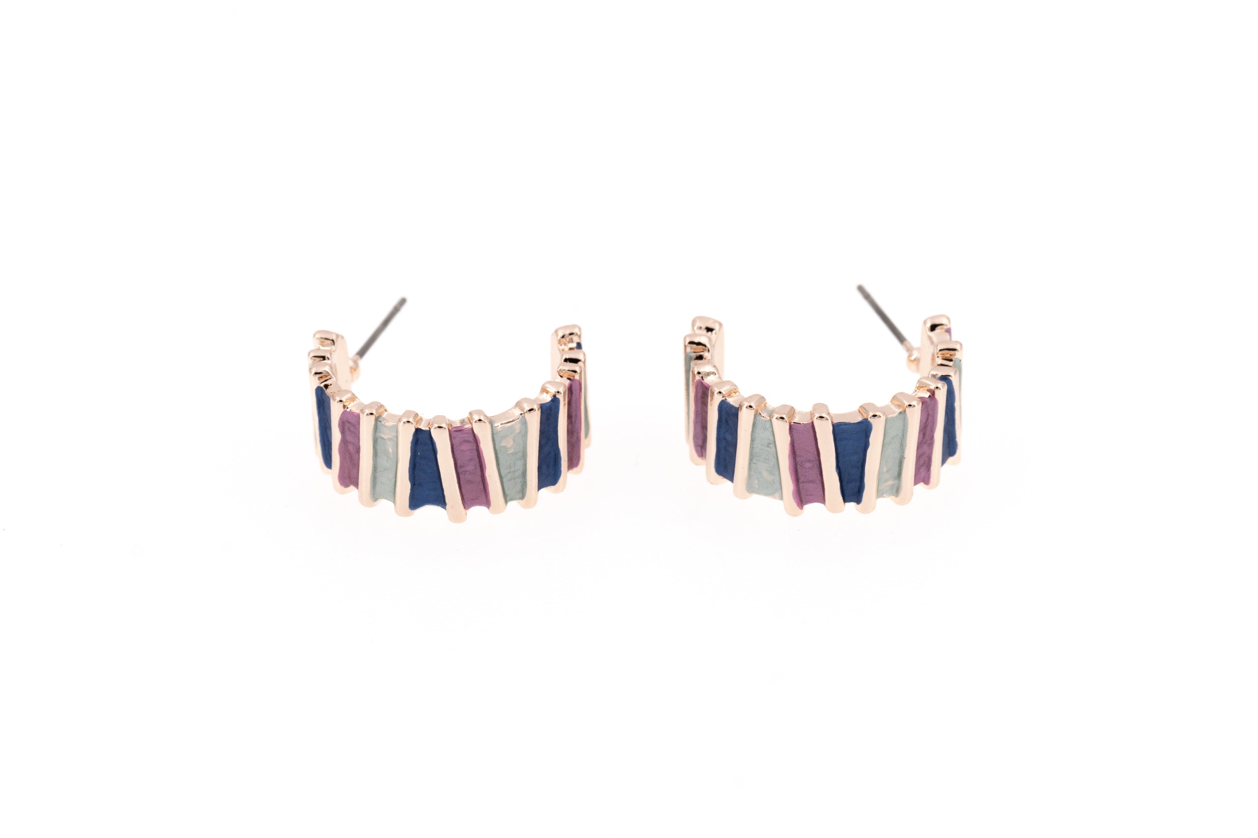 Striped earrings