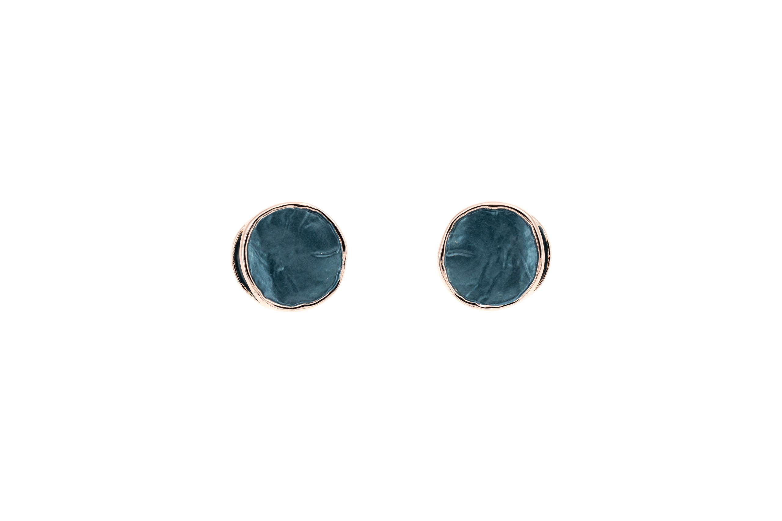 Round slit earrings