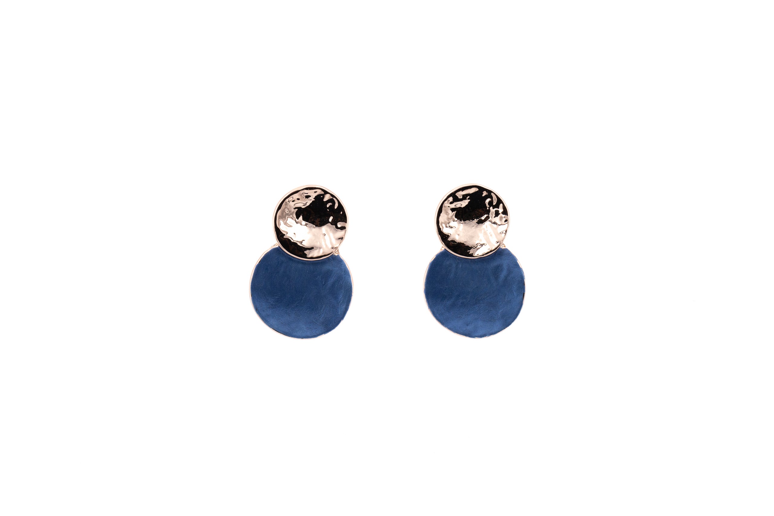 Double round earrings