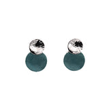 Double round earrings