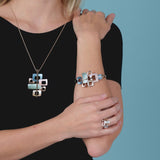 Square and rectangle bracelet