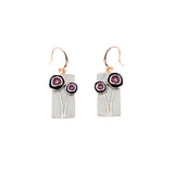 Two flower earrings
