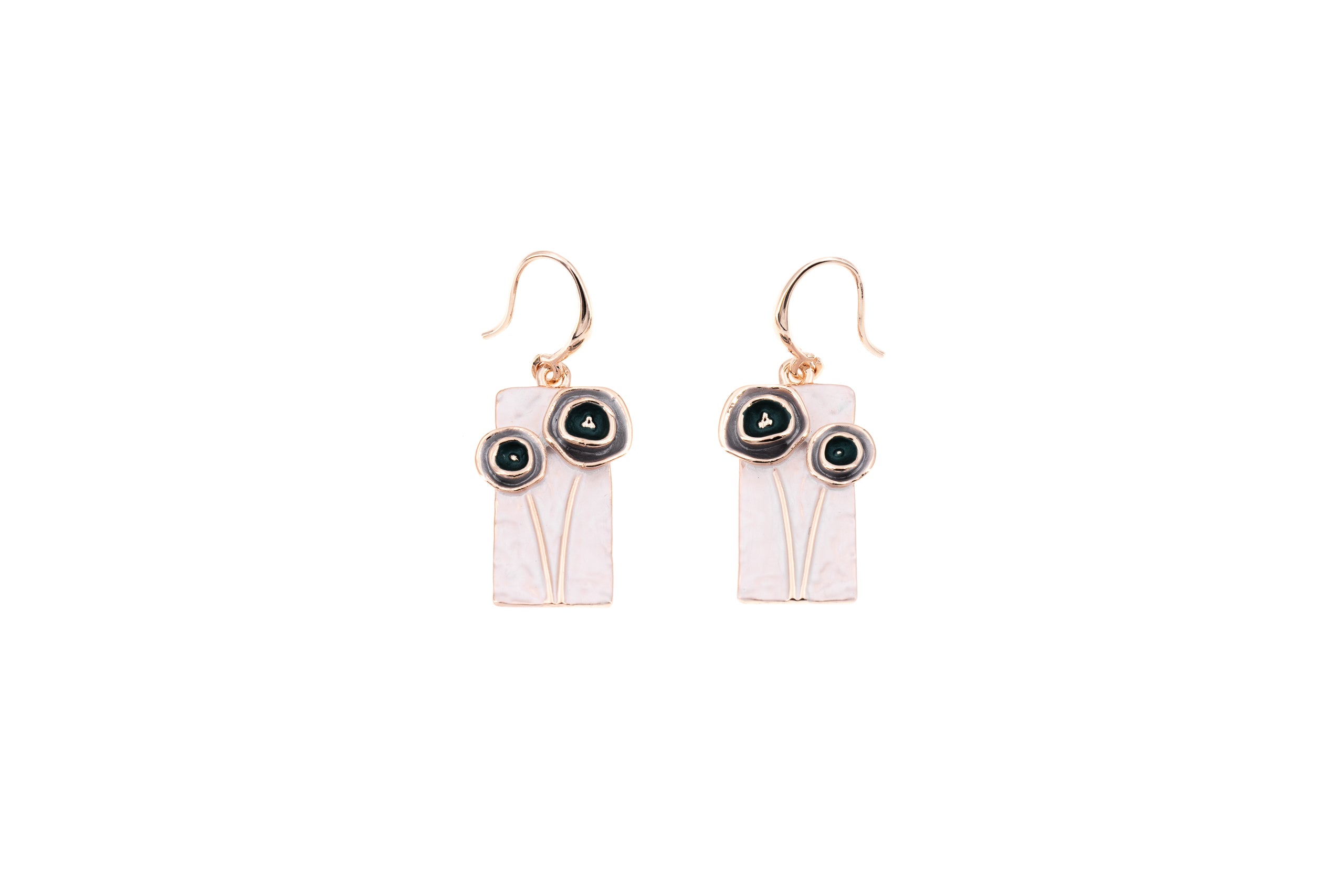 Two flower earrings