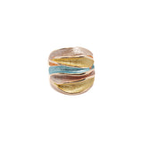Wavy band ring