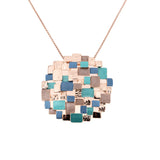 Collana mosaico quadretti