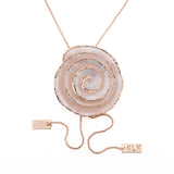 Long snail necklace