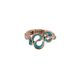 Anello serpentina intrecciata