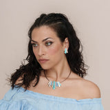 Collana raggi barrette