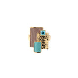 Overlapping square ring