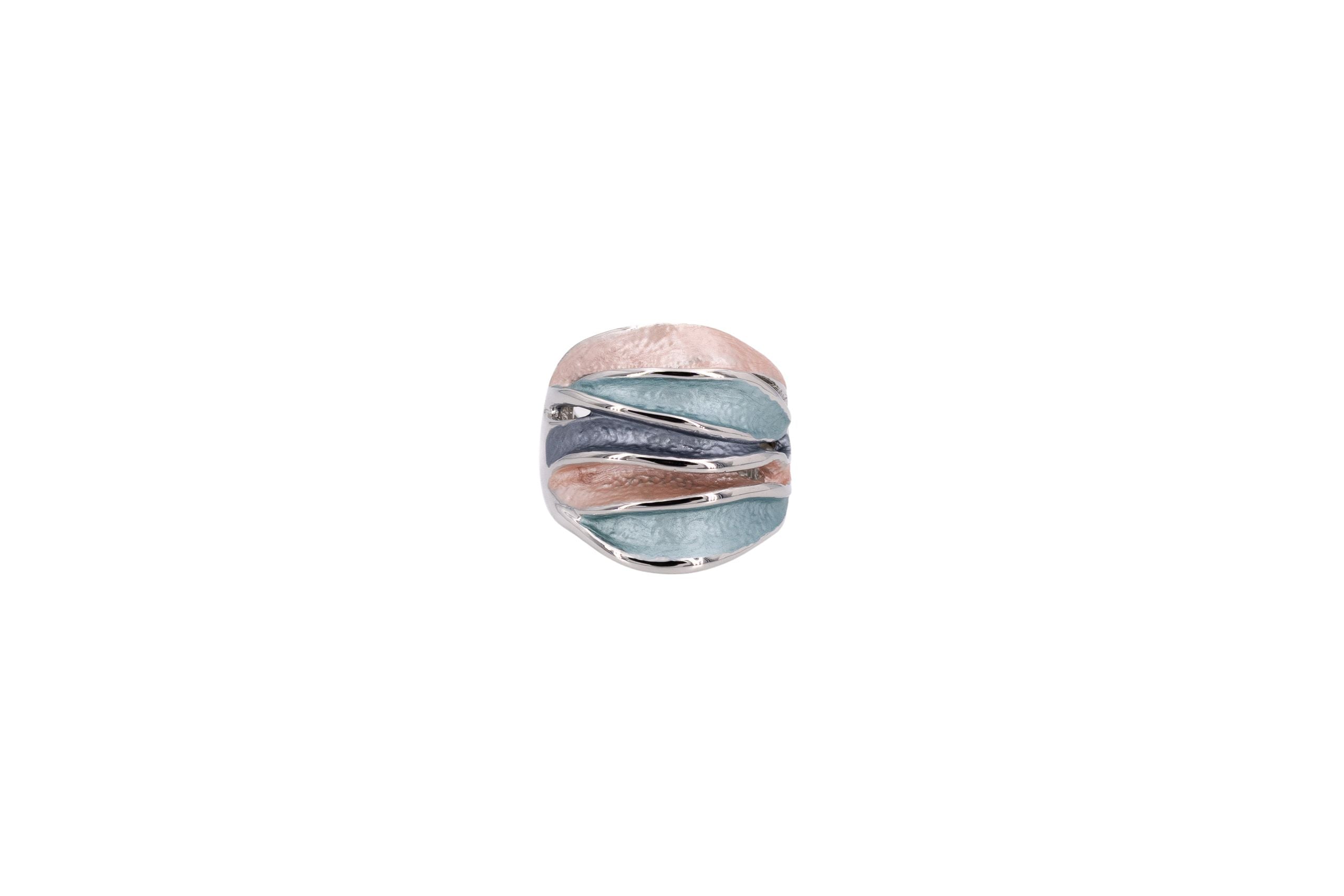 Anello fascia ondulata
