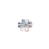 Anello con quadrati e rettangoli