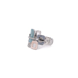 Anello con quadrati e rettangoli