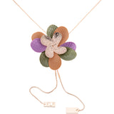 Collana doppio fiore