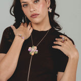 Collana doppio fiore