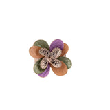 Anello doppio fiore