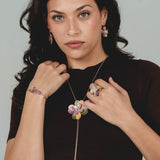 Anello doppio fiore