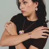 Bracciale doppio fiore