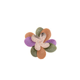 Spilla doppio fiore