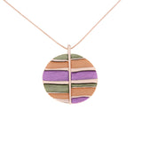 Collana lunga multi fasce