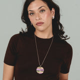 Collana lunga multi fasce