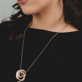 Collana lunga spirali